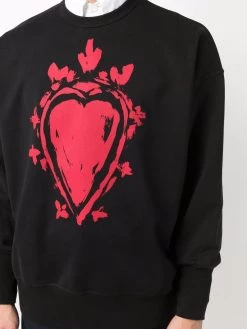 Outlet ๐ Alexander McQueen Heart print sweatshirt ๐ฅฐ 9 Alexander McQueen heart-print sweatshirt