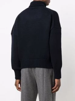 Alexander McQueen intarsia swallow-motif jumper