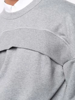 Cheap 💯 Alexander McQueen Layered logo print sweatshirt 🎁 9 Alexander McQueen layered logo-print sweatshirt