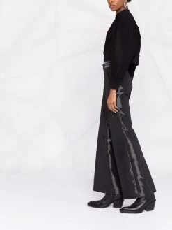 Alexander McQueen puff-sleeve cropped jacket