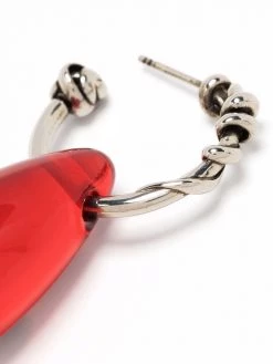 Alexander McQueen drop-shaped pendant earrings