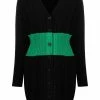 Alexander McQueen two-tone cable-knit dress