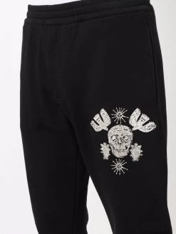 Alexander McQueen skull-motif track pants