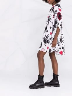 Alexander McQueen graphic-print shirt dress