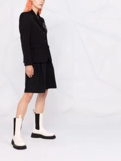 Alexander McQueen rhinestone-embellished blazer dress