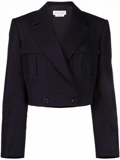 Alexander McQueen cropped tailored jacket