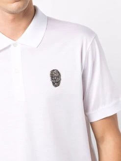 Promo ๐คฉ Alexander McQueen Bead embellished Skull polo ๐ shirt ๐ฏ 9 Alexander McQueen bead-embellished Skull polo shirt