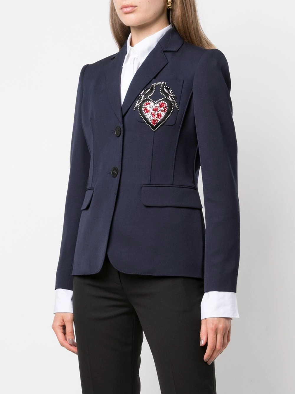 Promo ๐ Alexander McQueen Notched lapel single breasted blazer ๐ 3 Alexander McQueen notched-lapel single-breasted blazer