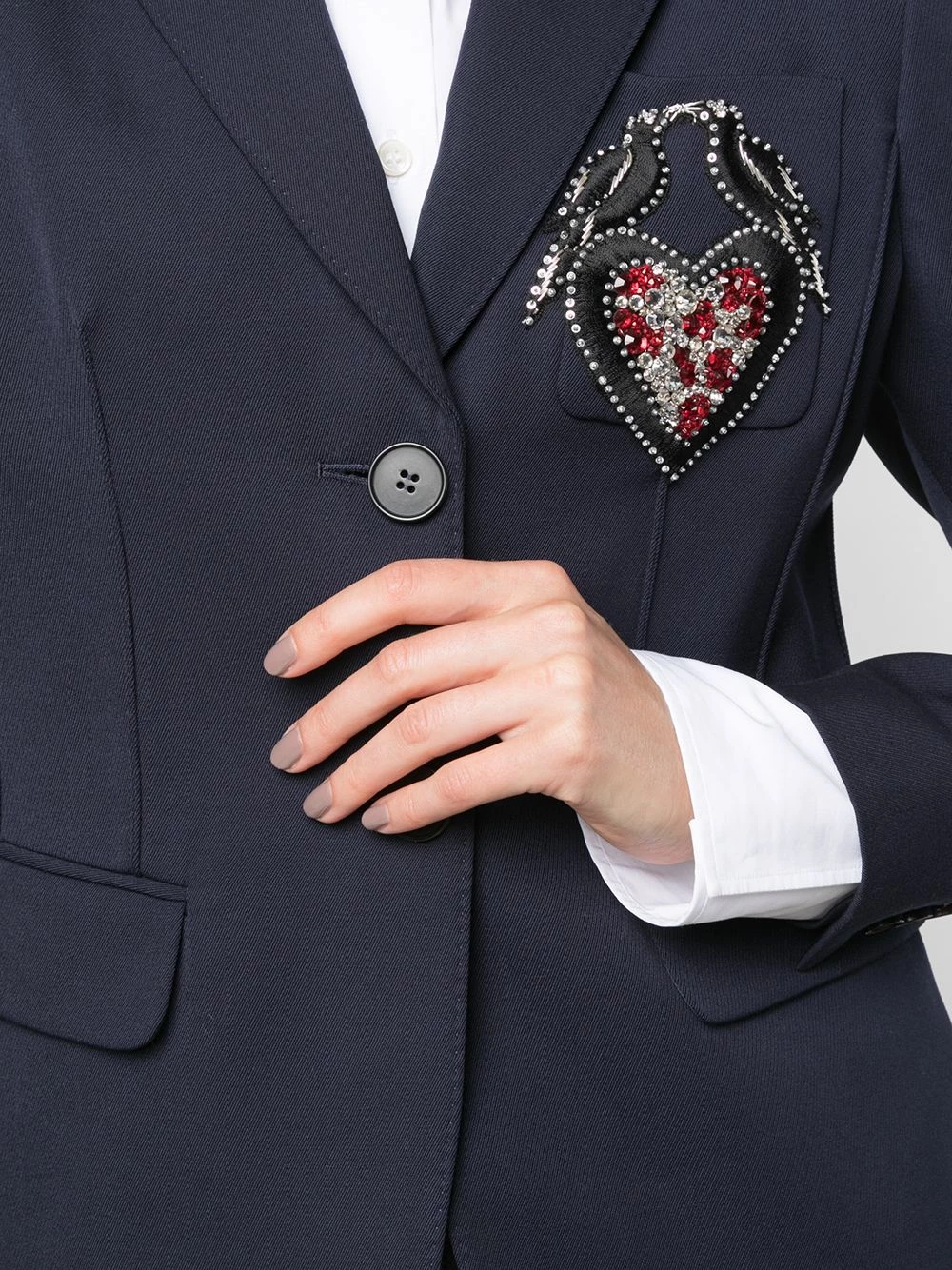 Promo ๐ Alexander McQueen Notched lapel single breasted blazer ๐ 5 Alexander McQueen notched-lapel single-breasted blazer