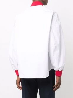 Alexander McQueen contrasting-panel long-sleeve shirt