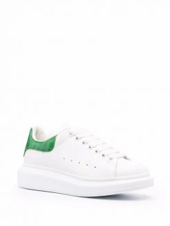 Alexander McQueen Oversized sole leather sneakers