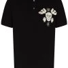 Alexander McQueen Papercut Skull short-sleeve polo shirt