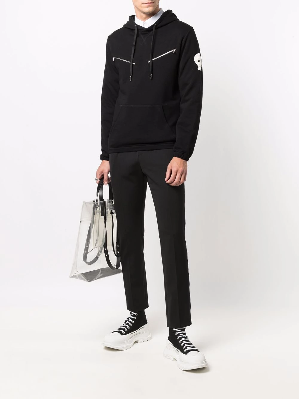 Brand new ๐ Alexander McQueen Crochet skull hoodie ๐ 2 Alexander McQueen crochet skull hoodie