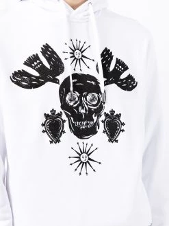 Alexander McQueen graphic-print drawstring hodie