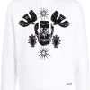 Alexander McQueen graphic-print drawstring hodie