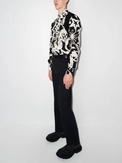 Best deal โ Alexander McQueen Skull print harness ๐ shirt ๐ 9 Alexander McQueen skull print harness shirt