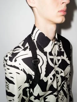 Best deal โ Alexander McQueen Skull print harness ๐ shirt ๐ 8 Alexander McQueen skull print harness shirt