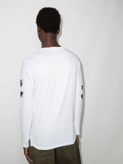 Alexander McQueen graffiti-logo long-sleeve T-shirt