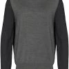 Alexander McQueen panelled crew neck jumper