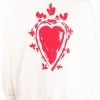 Alexander McQueen heart-print cotton sweatshirt