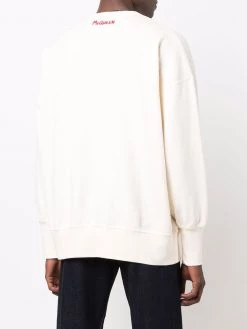 Alexander McQueen heart-print cotton sweatshirt