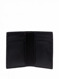 Alexander McQueen skull-print leather cardholder