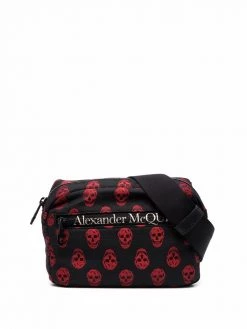 Alexander McQueen skull-pattern belt bag