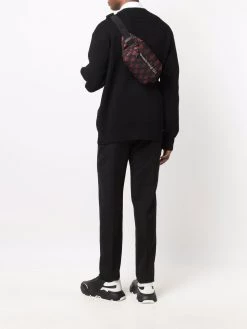 Alexander McQueen skull-pattern belt bag