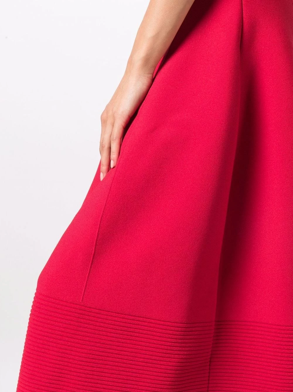 New โ Alexander McQueen Ribbed detailing full midi ๐ skirt ๐งจ 5 Alexander McQueen ribbed detailing full midi skirt