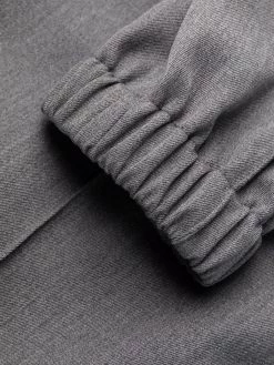 Alexander McQueen slim-fit gathered-ankle trousers