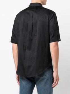 Alexander McQueen Skull jacquard short-sleeve shirt
