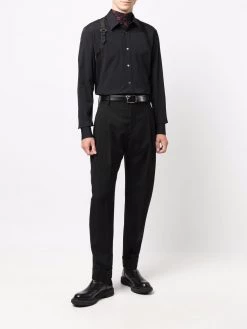 Alexander McQueen tapered-leg tailored-fit trousers