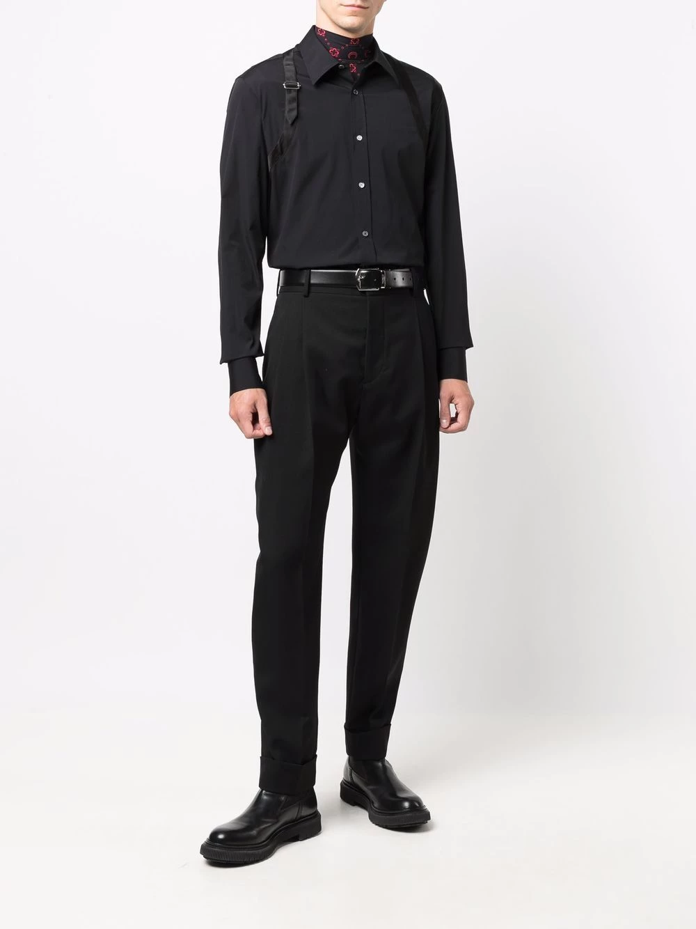 Hot Sale β¨ Alexander McQueen Tapered leg tailored fit trousers π₯ 2 Alexander McQueen tapered-leg tailored-fit trousers