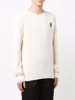 Alexander McQueen skull-motif cashmere jumper