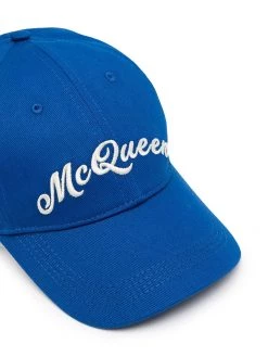 Alexander McQueen embroidered-logo baseball cap