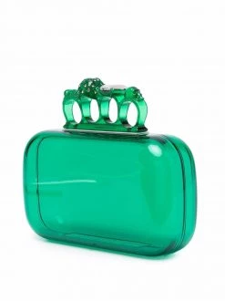 Alexander McQueen Skull Four-Ring clutch