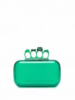 Alexander McQueen Skull Four-Ring clutch
