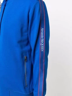 Alexander McQueen logo-trim hoodie