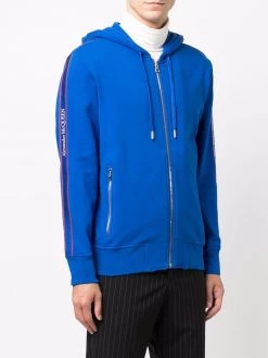 Alexander McQueen logo-trim hoodie