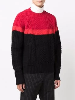 Wholesale โ Alexander McQueen Long sleeve cable knit jumper ๐ 7 Alexander McQueen long-sleeve cable-knit jumper