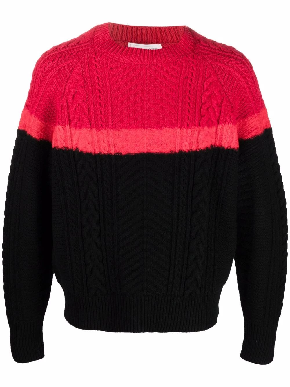Wholesale โ Alexander McQueen Long sleeve cable knit jumper ๐ 1 Alexander McQueen long-sleeve cable-knit jumper