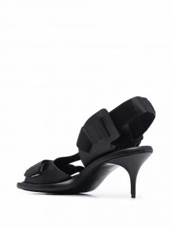 Alexander McQueen slingback buckled leather sandals