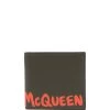 Alexander McQueen logo-print leather wallet