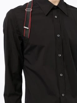 Alexander McQueen harness-detail long-sleeve shirt