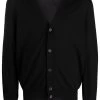 Alexander McQueen logo-print wool cardigan