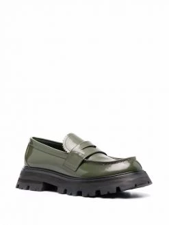 Alexander McQueen ridged-sole loafers