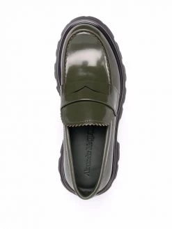 Alexander McQueen ridged-sole loafers