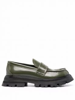 Alexander McQueen ridged-sole loafers