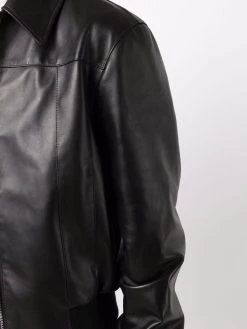 Alexander McQueen leather bomber jacket