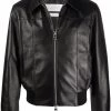 Alexander McQueen leather bomber jacket